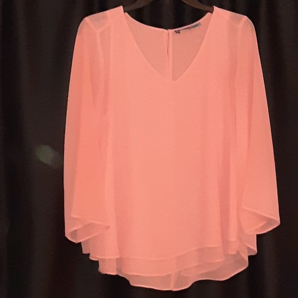 Peach Light Pink J.Lo Top